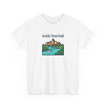 Kayaking Adventure Wilderness Graphic Tee mpw8fiwa1fy - Adult Unisex T-Shirt